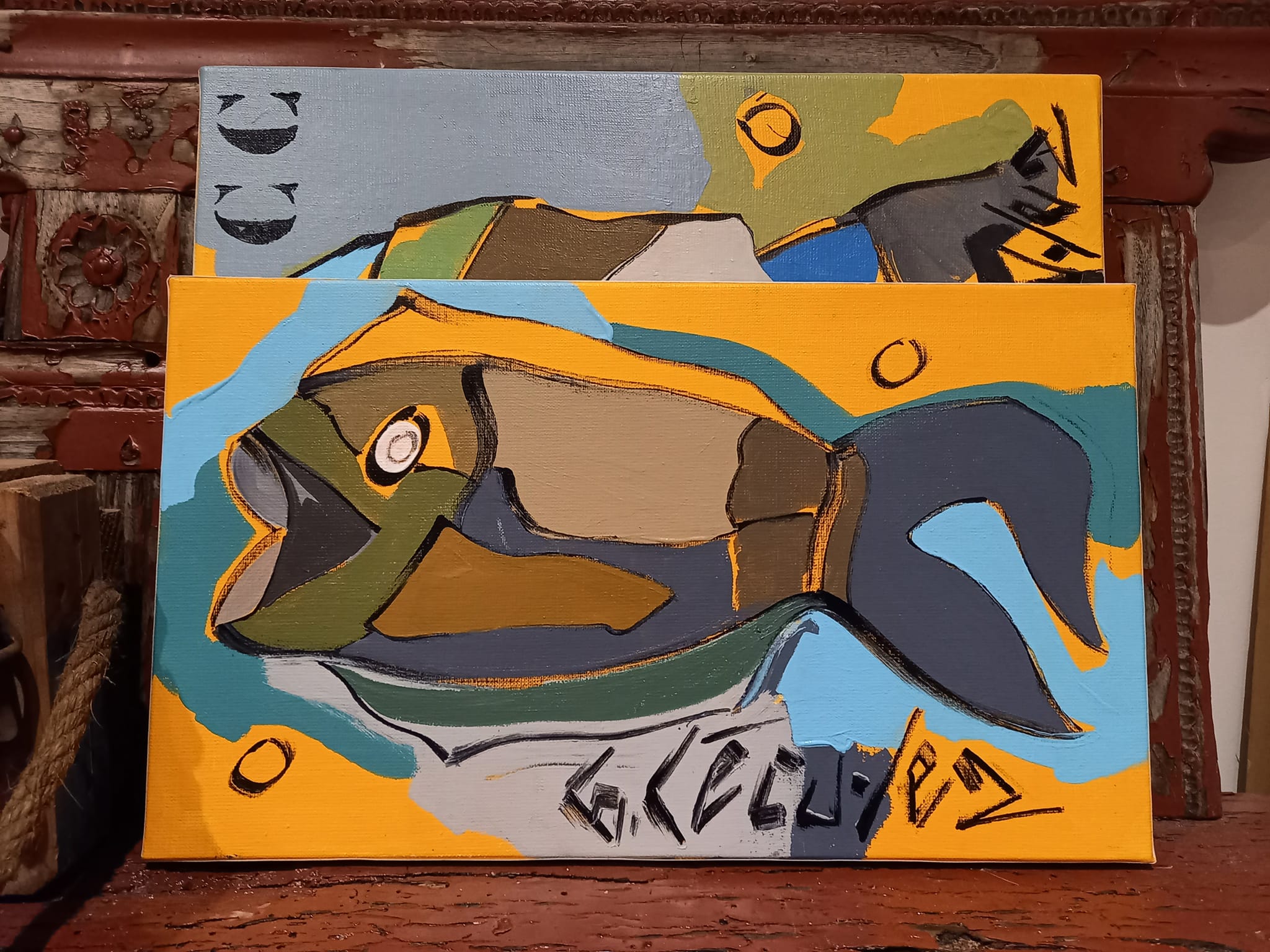 poisson peinture bretonne