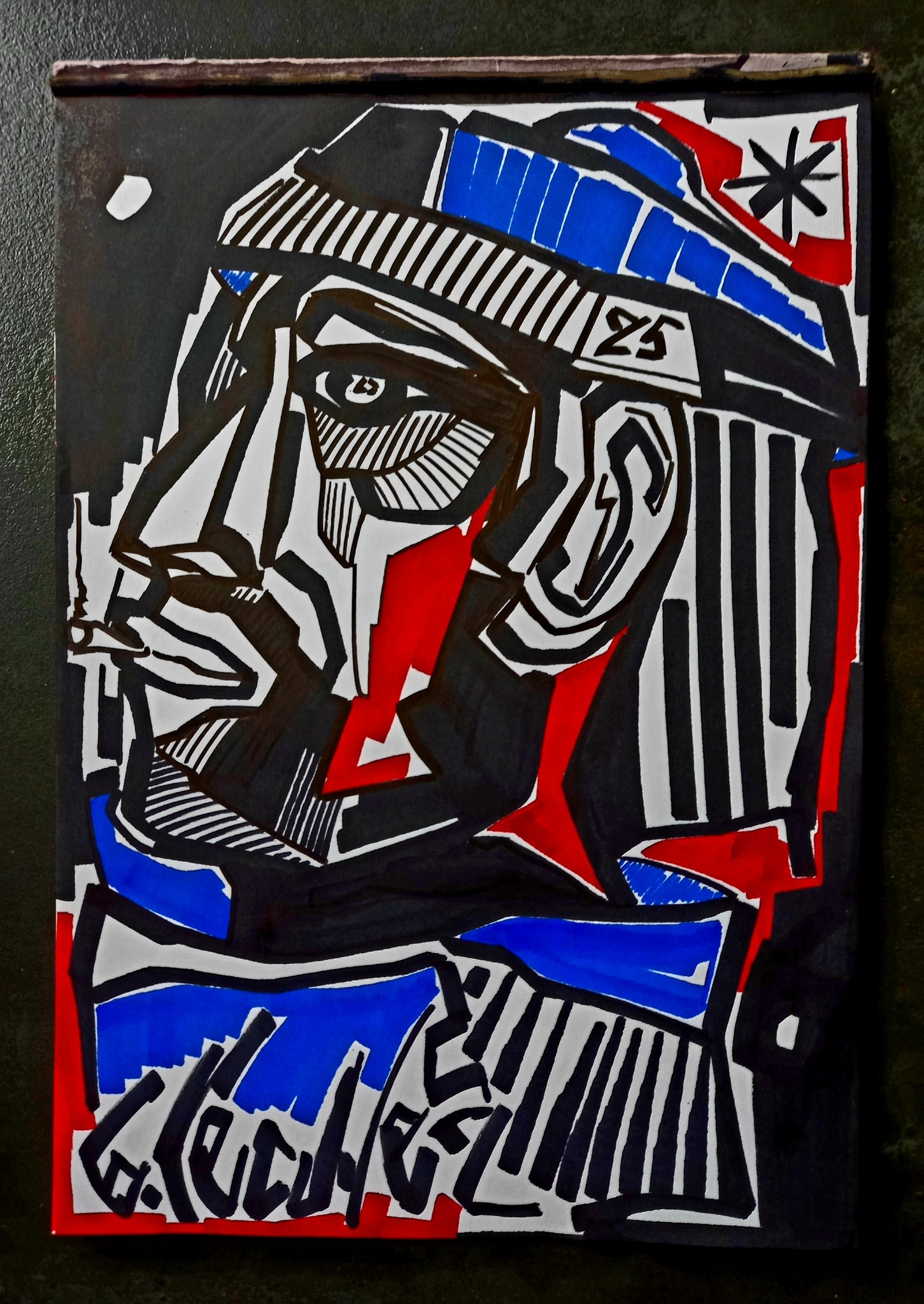marin dessin artiste auteur breton peintre
