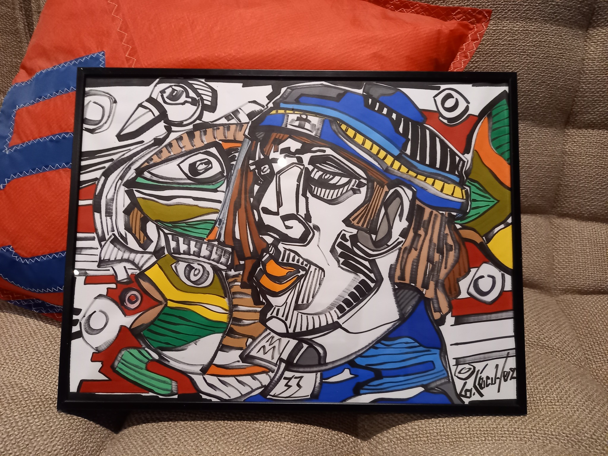 poissons marin dessin bretagne design breton peintre