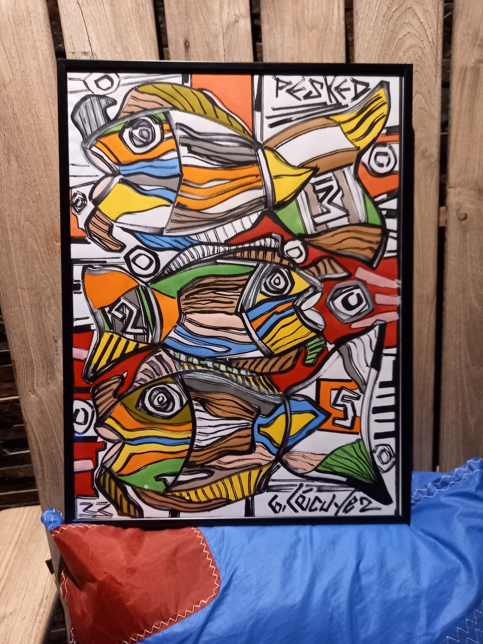 poissons pesked dessin artiste bretagne