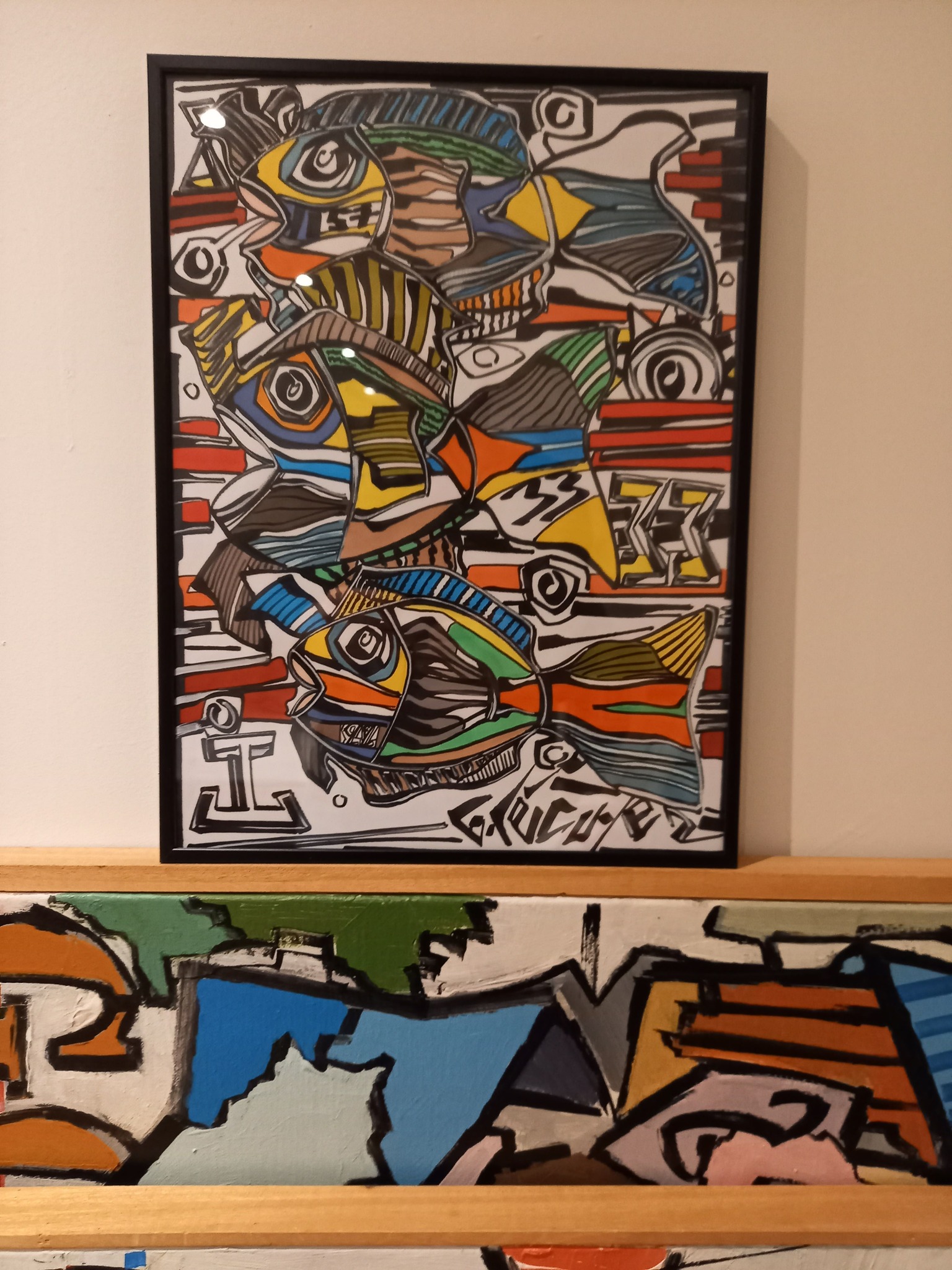 dessin poissons artiste bretagne