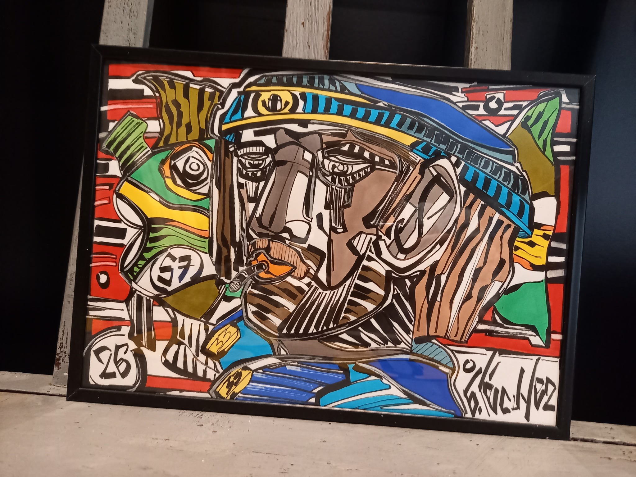 dessin marin poisson portait artiste bretagne