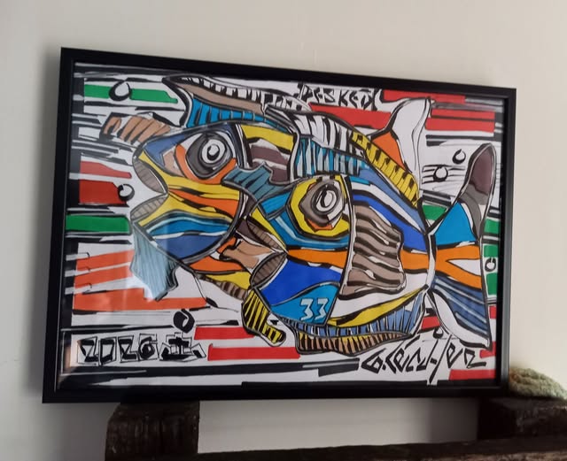 dessin poissons frais bretagne